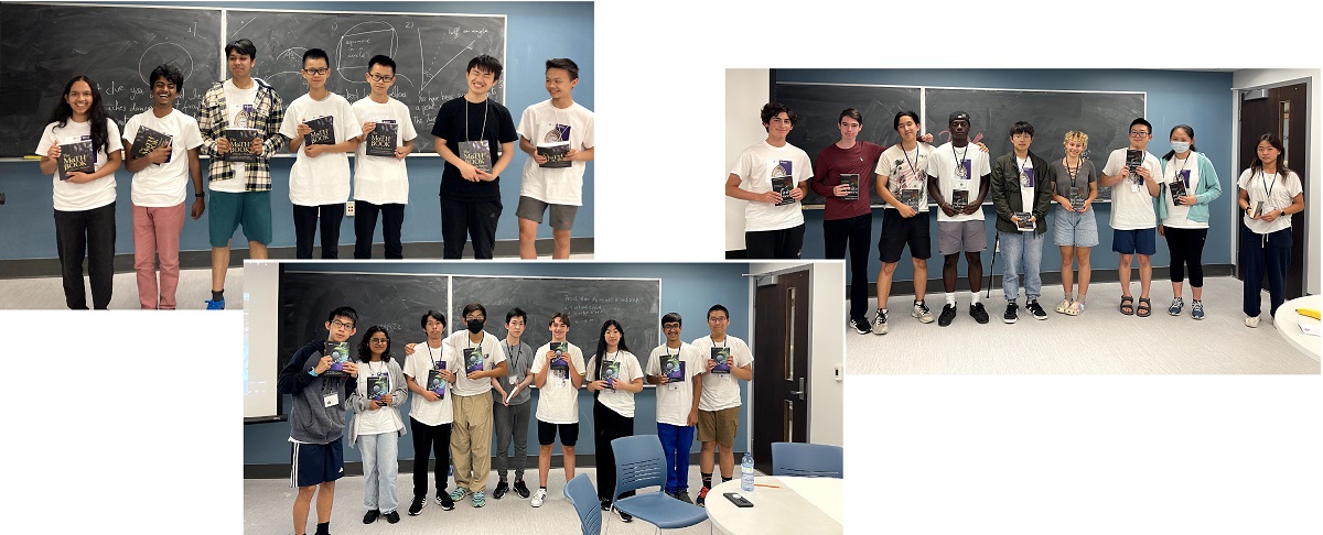 Winners of Math Camp Summer 2023